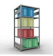 SCHULTE Schwerlastregal MULTIplus 250 12980-LR silber 100,0 x 80,0 x 200,0 cm