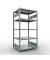 SCHULTE Schwerlastregal MULTIplus 250 12980-LR silber 100,0 x 80,0 x 200,0 cm