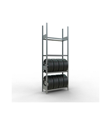 SCHULTE Reifenregal 20984 silber 100,0 x 40,0 x 275,0 cm