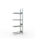 SCHULTE Anbauregal 20985 silber 100,0 x 40,0 x 275,0 cm