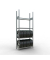 SCHULTE Reifenregal 20989 silber 115,0 x 40,0 x 275,0 cm