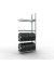 SCHULTE Anbauregal 20990 silber 115,0 x 40,0 x 275,0 cm