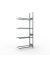 SCHULTE Anbauregal 20990 silber 115,0 x 40,0 x 275,0 cm