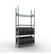 SCHULTE Reifenregal 20994 silber 130,0 x 40,0 x 275,0 cm