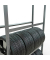SCHULTE Reifenregal 20994 silber 130,0 x 40,0 x 275,0 cm