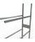 SCHULTE Anbauregal 20995 silber 130,0 x 40,0 x 275,0 cm