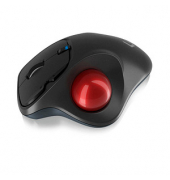 KeySonic™ KSM-6101RF-EGT Maus ergonomisch kabellos schwarz, rot