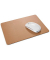 Mauspad Smartstyle quadratisch 27 x 0,6 x 20 cm (B x H x T) antistatisch ohne Handgelenkauflage Lederimitat cognac