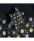 Geschenktasche GT028 Geschenktasche Large, Weihnachten, Stardust, mit Glanzlackierung und Geschenkanhänger, Stardust, 260mm x 33