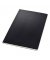 Notizblock CO801 Conceptum, liniert, A4, 80g, schwarz, 120 Blatt