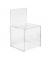 Einwurfbox 21 x 36,8 x 21 cm (B x H x T) ohne Schloss inkl. Zusatzfach, Infoschild DIN A5 quer Acryl glasklar