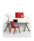 Glas-Magnetboard artverum GL 122, 60x40cm, rot