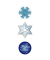 Weihnachts-Sticker CS118 45x50mm Frohes Fest 200 St./Rl.
