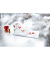 Weihnachts-Sticker auf Rolle Red Trees, 32x32mm