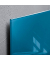 Glas-Magnetboard artverum GL 252, 48x48cm, blau, petrolblau