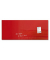 Glas-Magnetboard artverum GL 242, 130x55cm, rot