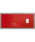 Glas-Magnetboard artverum GL 242, 130x55cm, rot