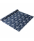 Geschenkpapier GP114, Eiskristalle, 70cm x 5m, blau/weiß