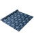 Geschenkpapier GP114, Eiskristalle, 70cm x 5m, blau/weiß