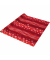 Geschenkpapier GP113, Sterne/Ornamente, 70cm x 5m, rot/silber
