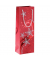 Geschenktragetasche für 1 Flasche Wave rot Motiv 12,5x8,5x36cm