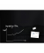 Glas-Magnetboard artverum GL 210, 120x90cm, schwarz