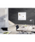 Glas-Magnetboard artverum GL 200, 100x100cm, schwarz