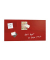 Glas-Magnetboard artverum GL 147, 91x46cm, rot