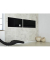 Glas-Magnetboard artverum GL 145, 91x46cm, schwarz