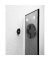 Glas-Magnetboard artverum GL 169, 48x48cm, schwarz, Design Schiefer Stone