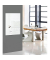 Glas-Magnetboard artverum GL 121, 60x40cm, weiß