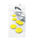 Wertmarken Chips aus Kunststoff Essen gelb rund 25mm