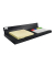 Zettelbox SA533, cintano:S, 75x75mm, inkl. 100 Haftnotizen und Haftmarkern, schwarz, Lederimitat, Memocenter inkl. Haftnotizen u