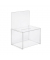 Aktionshelfer m.Einstecktafel glasklar 17x23x30mm Acryl