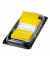 Haftmarker HN490, Z-Marker, 25x43mm, gelb, ohne, Z-Notes, rechteckig
