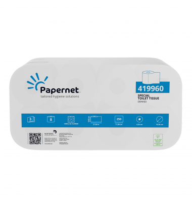 Toilettenpapier Special 419960, 3-lagig, weiß, 250 Blatt / Rolle,
