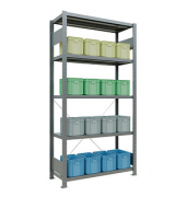 SCHULTE Schwerlastregal MULTIplus 250 12940 silber 100,0 x 40,0 x 200,0 cm