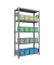 SCHULTE Schwerlastregal MULTIplus 250 12940 silber 100,0 x 40,0 x 200,0 cm