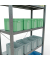 SCHULTE Schwerlastregal MULTIplus 250 12940 silber 100,0 x 40,0 x 200,0 cm