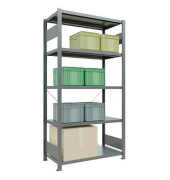 SCHULTE Schwerlastregal MULTIplus 250 12950 silber 100,0 x 50,0 x 200,0 cm