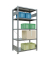 SCHULTE Schwerlastregal MULTIplus 250 12960 silber 100,0 x 60,0 x 200,0 cm
