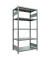 SCHULTE Schwerlastregal MULTIplus 250 12960 silber 100,0 x 60,0 x 200,0 cm