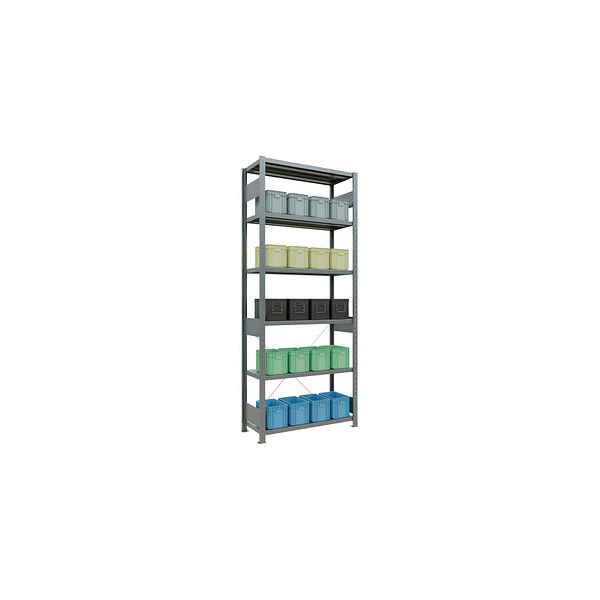 4004514202888 - Gebrüder Schulte - Fachbodenregal Komplettregale MULTIplus250 2500x1000x400mm (Grundregal) Traglast 250kg 4004514202888 - Gebrüder Schulte - Fachbodenregal Komplettregale MULTIplus250 2500x1000x400mm (Grundregal) Traglast 250kg
