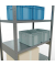 SCHULTE Schwerlastregal MULTIplus 250 12961 silber 100,0 x 60,0 x 250,0 cm