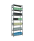 SCHULTE Schwerlastregal MULTIplus 250 12942 silber 100,0 x 40,0 x 300,0 cm