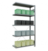 SCHULTE Anbau-Schwerlastregal MULTIplus 250 12945 silber 100,0 x 40,0 x 200,0 cm