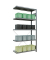 SCHULTE Anbau-Schwerlastregal MULTIplus 250 12945 silber 100,0 x 40,0 x 200,0 cm