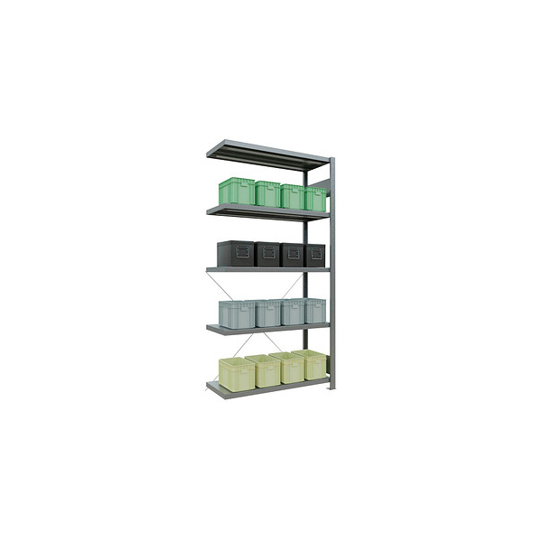 4004514202963 - Gebrüder Schulte - Fachbodenregal Komplettregale MULTIplus250 2000x1000x400mm (Anbauregal) Traglast 250kg 4004514202963 - Gebrüder Schulte - Fachbodenregal Komplettregale MULTIplus250 2000x1000x400mm (Anbauregal) Traglast 250kg
