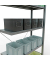 SCHULTE Anbau-Schwerlastregal MULTIplus 250 12945 silber 100,0 x 40,0 x 200,0 cm