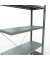 SCHULTE Anbau-Schwerlastregal MULTIplus 250 12945 silber 100,0 x 40,0 x 200,0 cm
